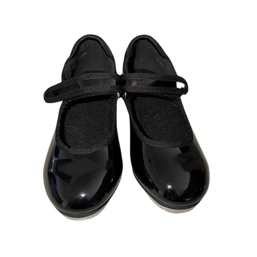 Black Tap Shoes with Velcro Strap
